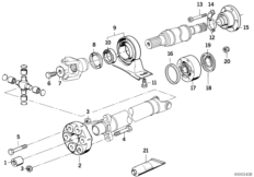 Эласт.муфта/промеж.опора карданного вала