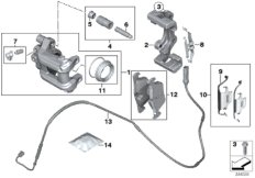 Датчик износа торм.накладки колеса Зд