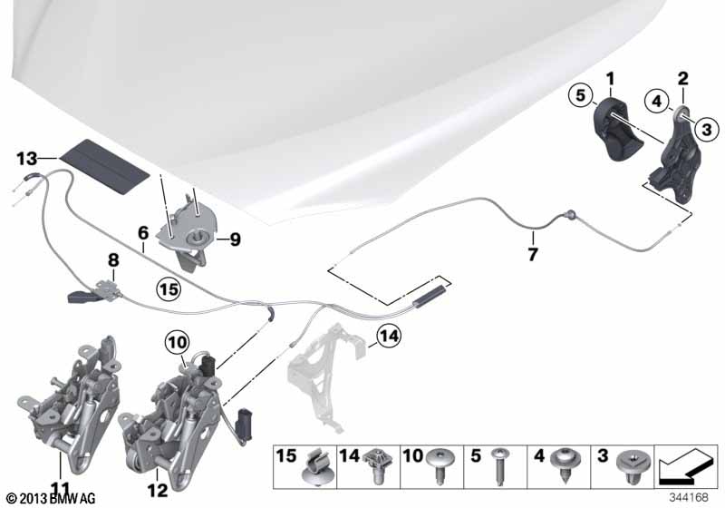 Система замков капота