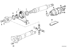 ШРУС промежут.опоры карданного вала