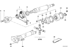 ШРУС промежут.опоры карданного вала