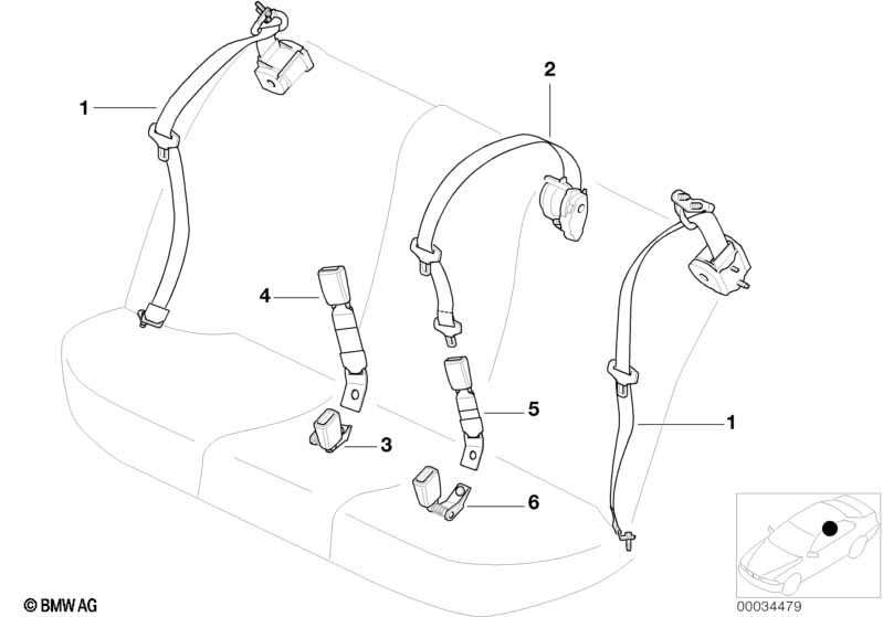 Ремень безопасности Зд