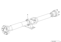 Карданный вал (шарнир равн.угл.скор.)
