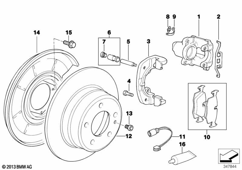 Датчик износа торм.накладки колеса Зд