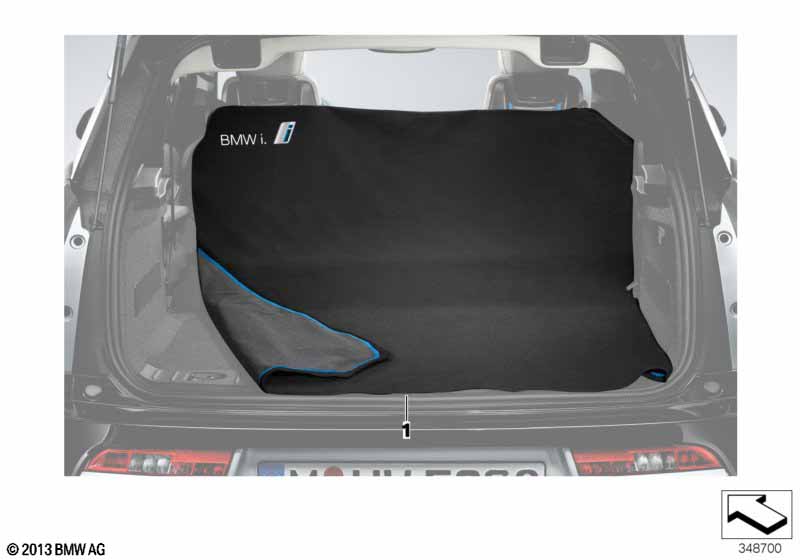 Функциональное покрывало BMW i3