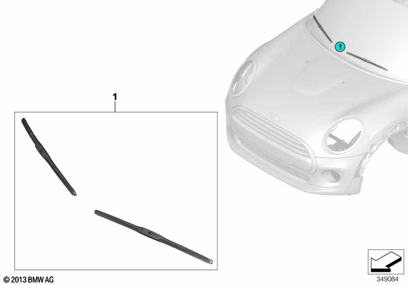 Комплект щеток стеклоочистителя