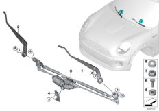 Детали стеклоочистителя