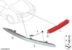 3-й фонарь стоп-сигнала/указат.поворота