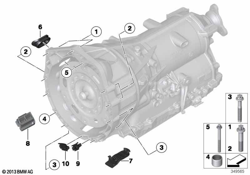 Крепление коробки передач