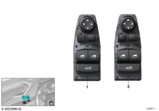 Выключатель стеклоподъемника стор.водит.