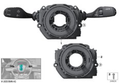 Коммутационный центр в рулевой колонке