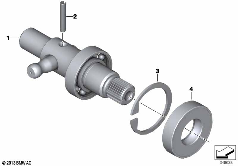 Шток выбора передач