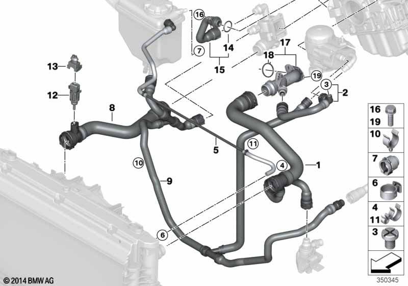 Шланги системы охлаждения