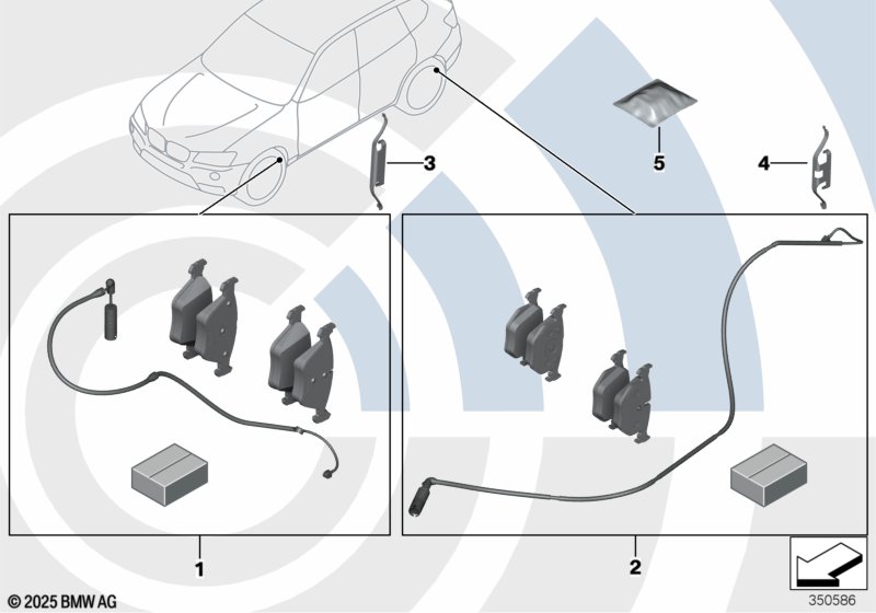 Сервисный к-т торм.колодки / Value Line