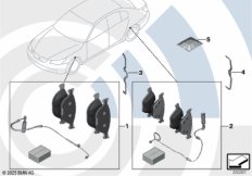 Сервисный к-т торм.колодки / Value Line