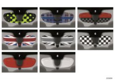 Крышки внутреннего зеркала заднего вида