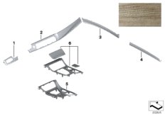 Индивид.отделка деревом Sen-hellbraun