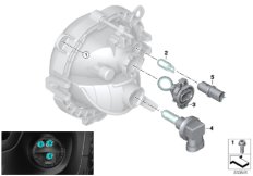 Детали фары на бампер