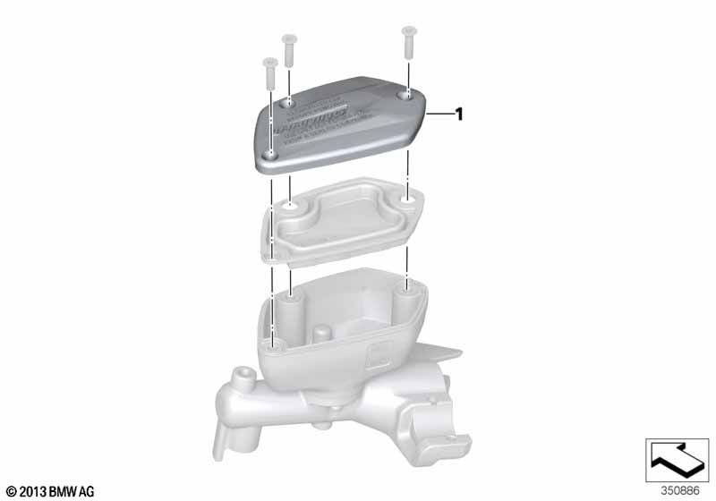 Крышка арматуры ручки, глянцевая хромир