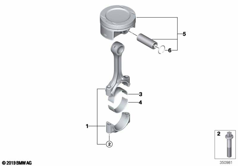 Кривош.-шатунный мех. - шатун/поршень