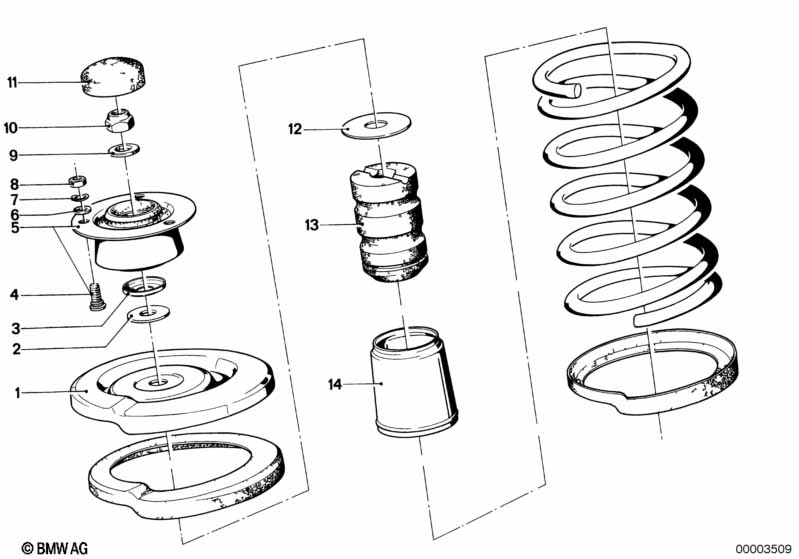 Опора аморт.ст./изол.прокл.пруж./доп.эл.