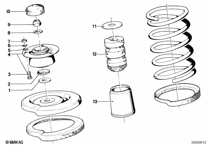 Опора аморт.ст./изол.прокл.пруж./доп.эл.