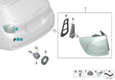 Блок задних фонарей