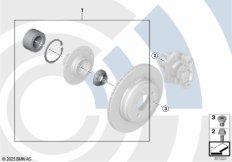 К-т подшипн.ступицы колеса Зд/Value Line