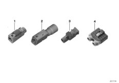 Корпус вилки разъема антен.пров.FAKRA