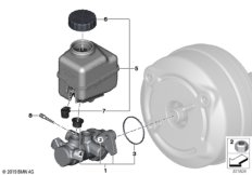 Главный тормозной цилиндр/бачок