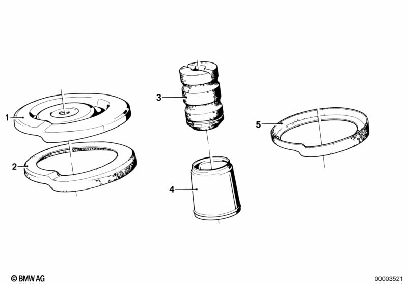 Опора аморт.ст./изол.прокл.пруж./доп.эл.