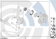 Рем.комплект ступицы переднего колеса