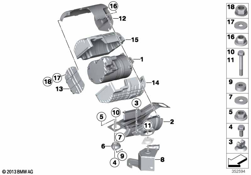 Electric a/c compressor