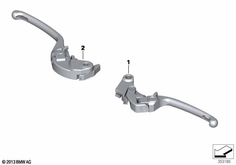 Ручной рычаг HP, складной