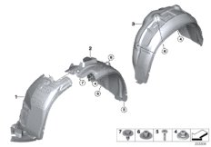 Защитный кожух колесной ниши
