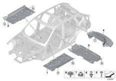 Облицовка днища кузова