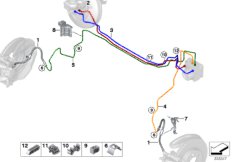 Трубопровод тормозного привода Пд