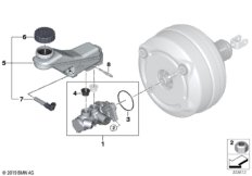 Главный тормозной цилиндр/бачок
