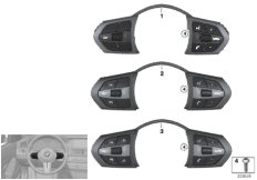 Переключатель м/ф рул.колеса M-Sport