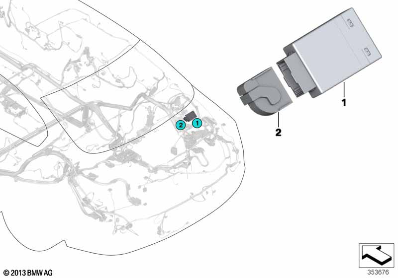 ЭБУ модуля подключения электрооб.прицепа