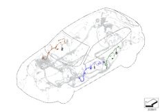 Жгуты проводов двери