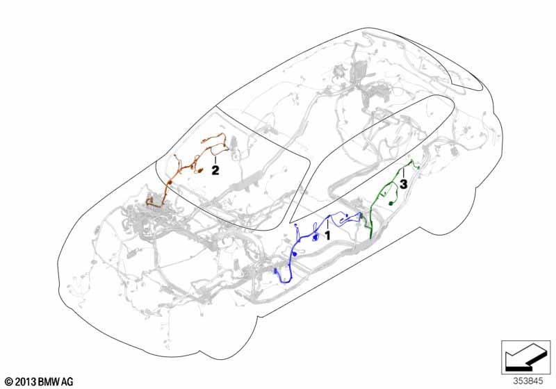 Жгуты проводов двери