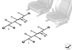 Жгут проводов сиденья