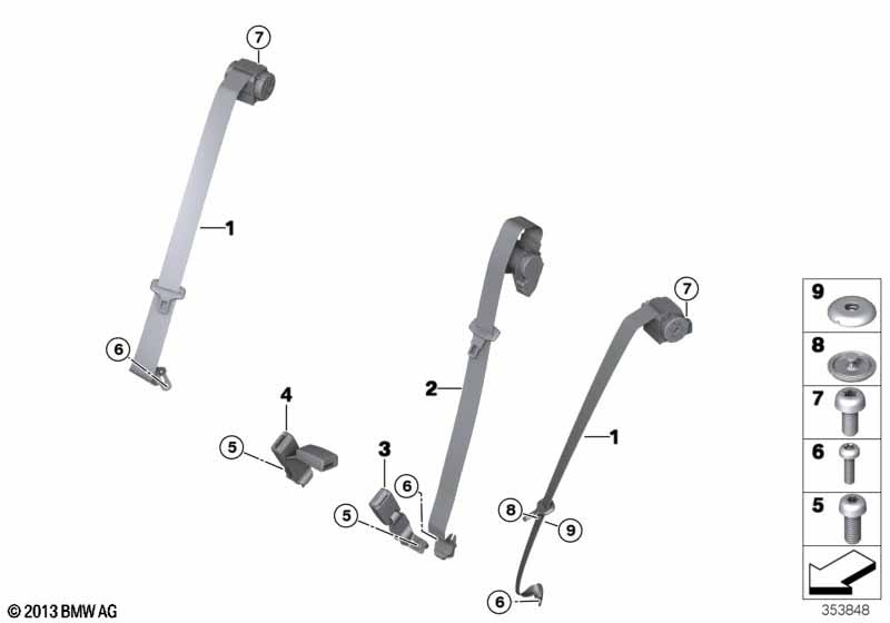 Ремень безопасности Зд