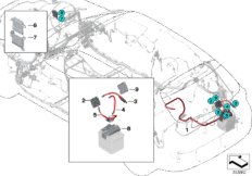 B+ Leitung Stromverteiler