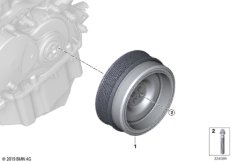 Демпфер крут.колебаний ременного прив.