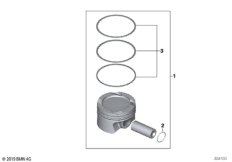 Поршень кривошипно-шатунного механизма