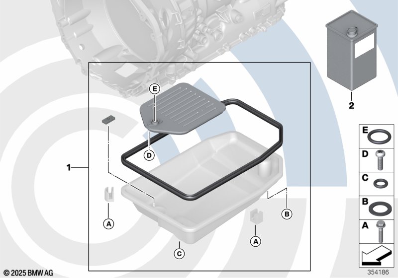 Масло для АКПП BMW ATF D 2