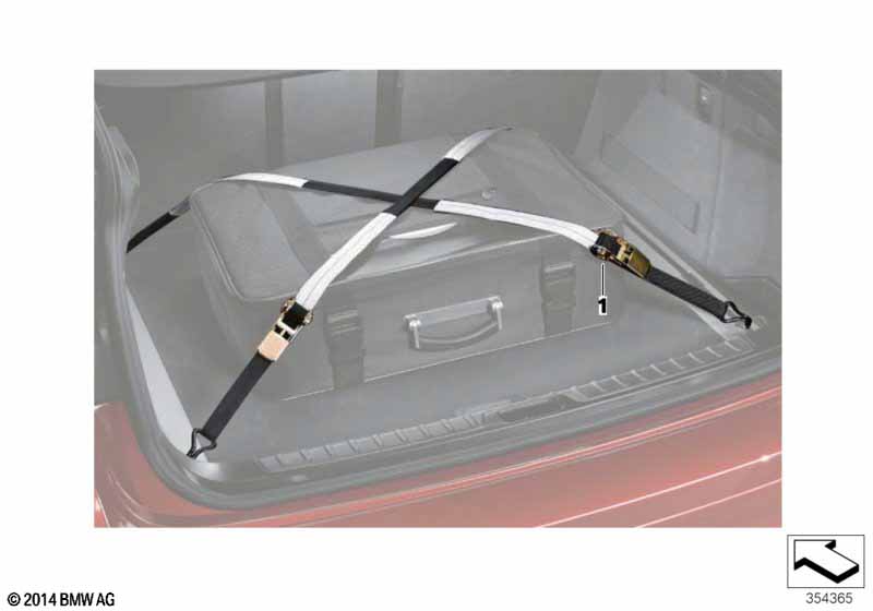 Стяжные ремни багажного отделения