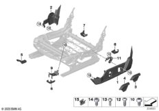 Сиденье Пд накладки сиденья